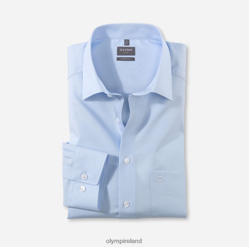 Clothing OLYMP Luxor Comfort Fit, Business Shirt, Long Sleeve Extra Long, New Kent, Blue 24L8461705