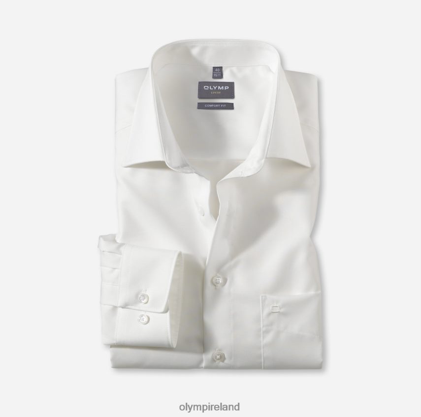 Clothing OLYMP Luxor Comfort Fit, Business Shirt, New Kent, Beige 24L8461683