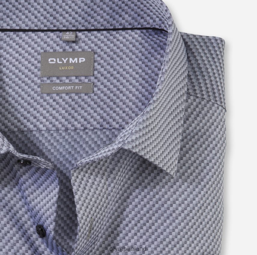 Clothing OLYMP Luxor Comfort Fit, Business Shirt, New Kent, Black 24L8461606