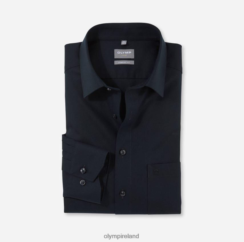 Clothing OLYMP Luxor Comfort Fit, Business Shirt, New Kent, Black 24L8461640