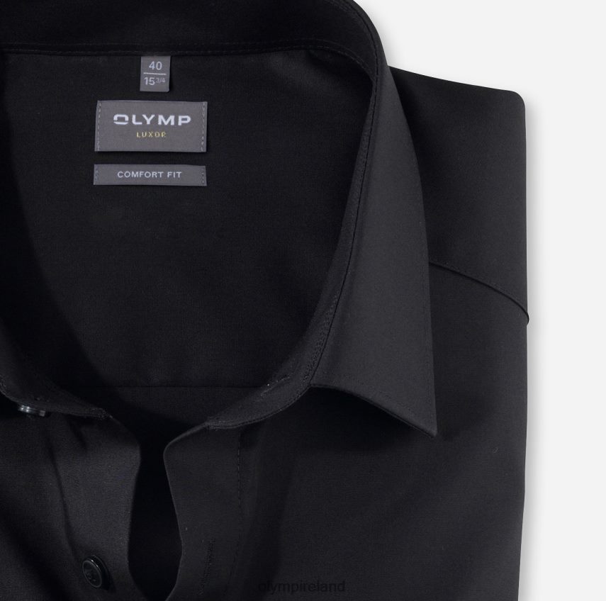 Clothing OLYMP Luxor Comfort Fit, Business Shirt, New Kent, Black 24L8461676