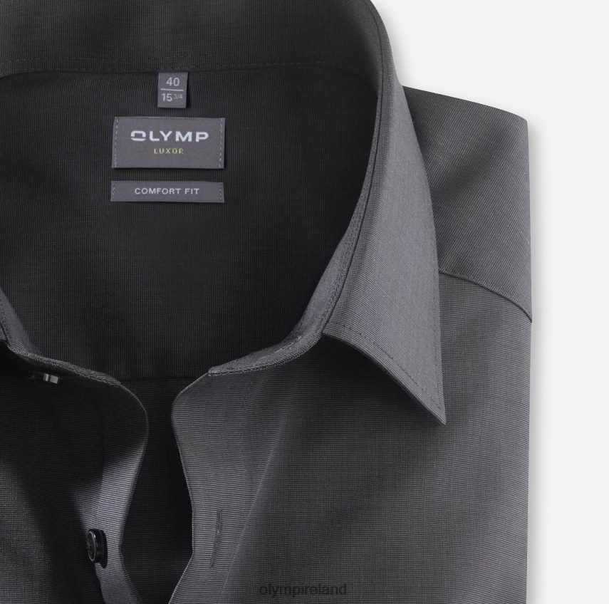 Clothing OLYMP Luxor Comfort Fit, Business Shirt, New Kent, Black 24L8461690