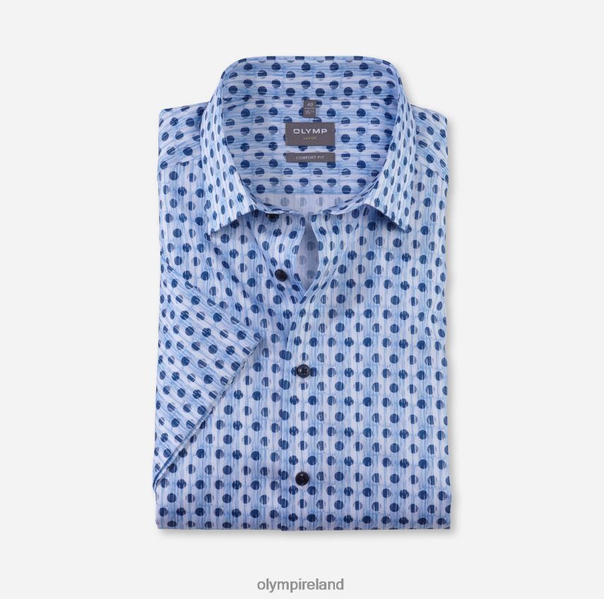 Clothing OLYMP Luxor Comfort Fit, Business Shirt, New Kent, Bleu 24L8461473