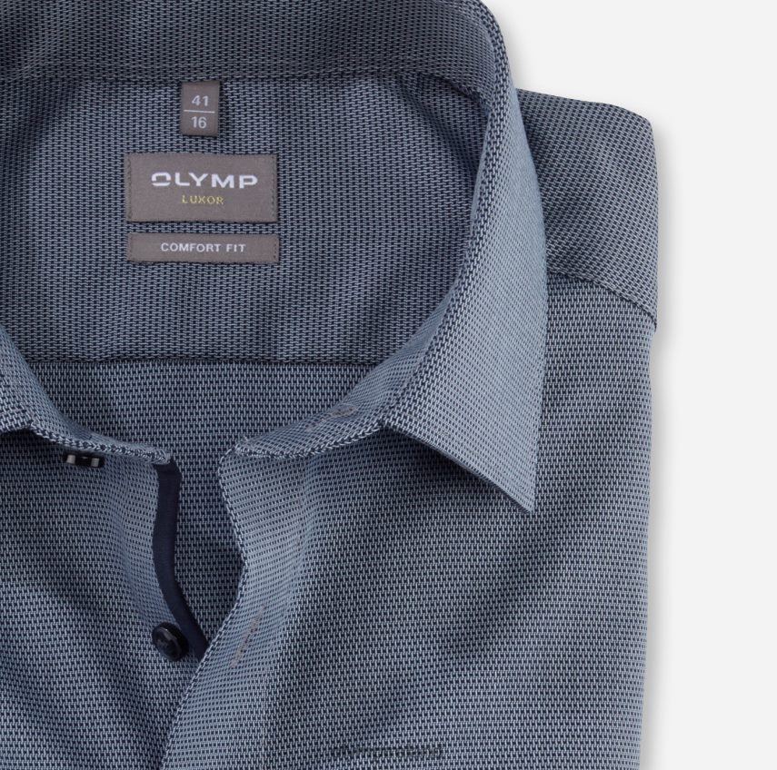 Clothing OLYMP Luxor Comfort Fit, Business Shirt, New Kent, Bleu 24L8461493