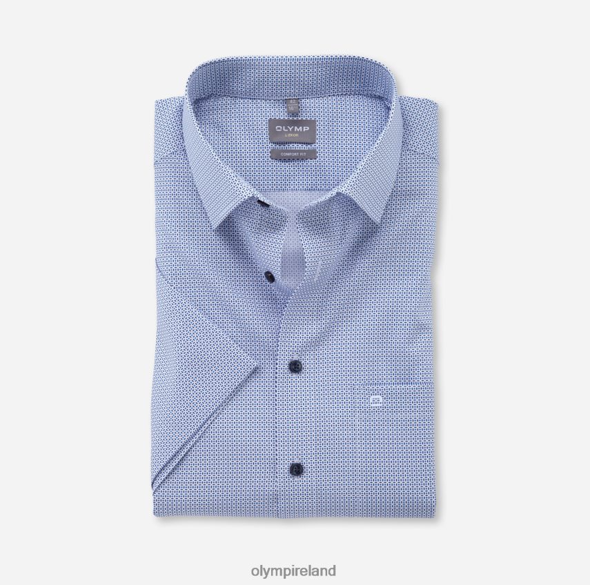 Clothing OLYMP Luxor Comfort Fit, Business Shirt, New Kent, Bleu 24L8461499