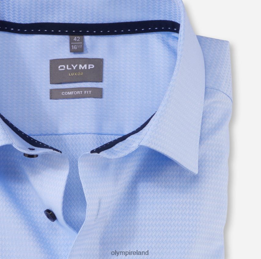 Clothing OLYMP Luxor Comfort Fit, Business Shirt, New Kent, Bleu 24L8461502