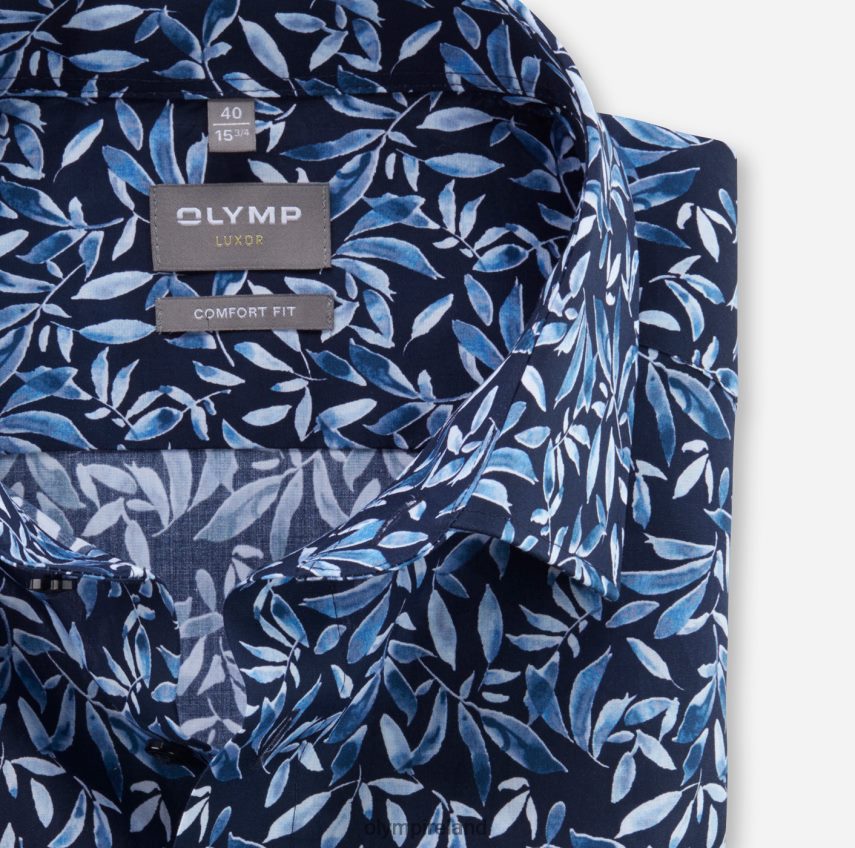 Clothing OLYMP Luxor Comfort Fit, Business Shirt, New Kent, Bleu 24L8461508