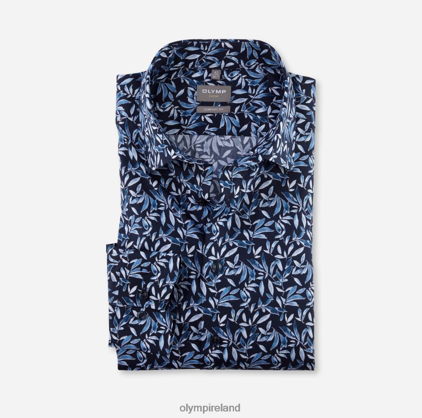 Clothing OLYMP Luxor Comfort Fit, Business Shirt, New Kent, Bleu 24L8461530