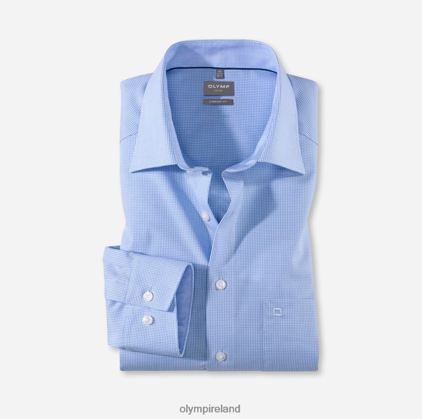 Clothing OLYMP Luxor Comfort Fit, Business Shirt, New Kent, Bleu 24L8461532