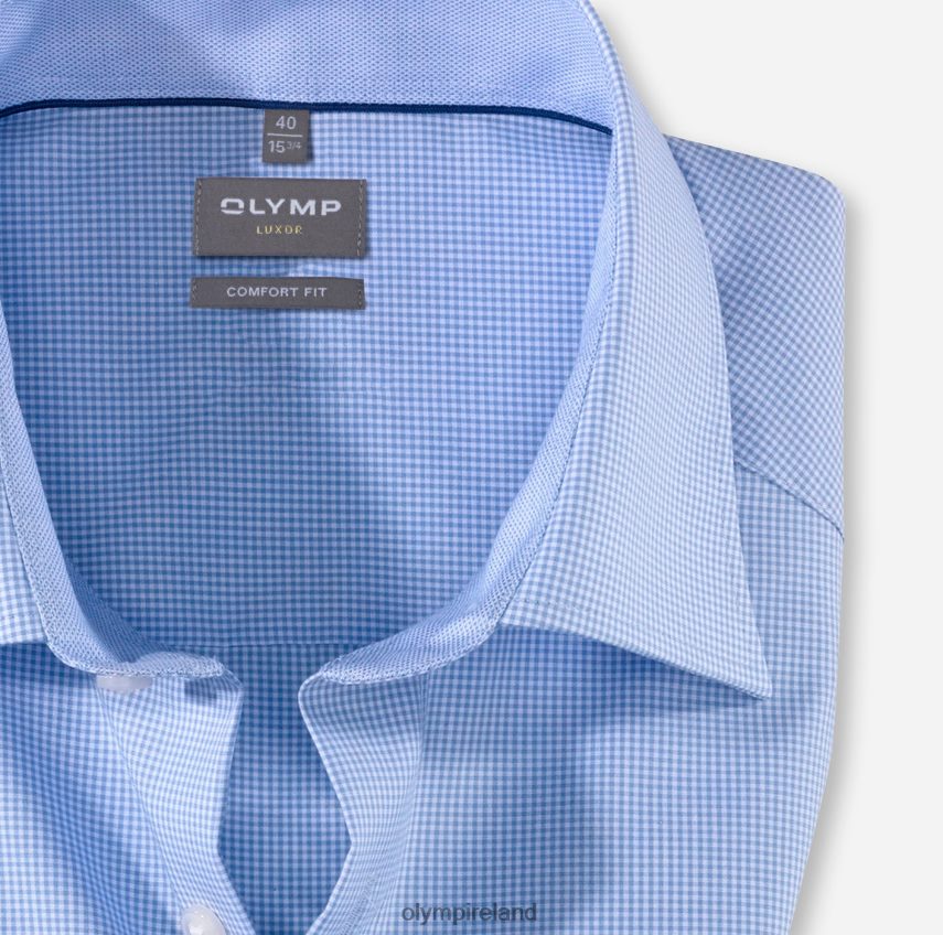 Clothing OLYMP Luxor Comfort Fit, Business Shirt, New Kent, Bleu 24L8461532