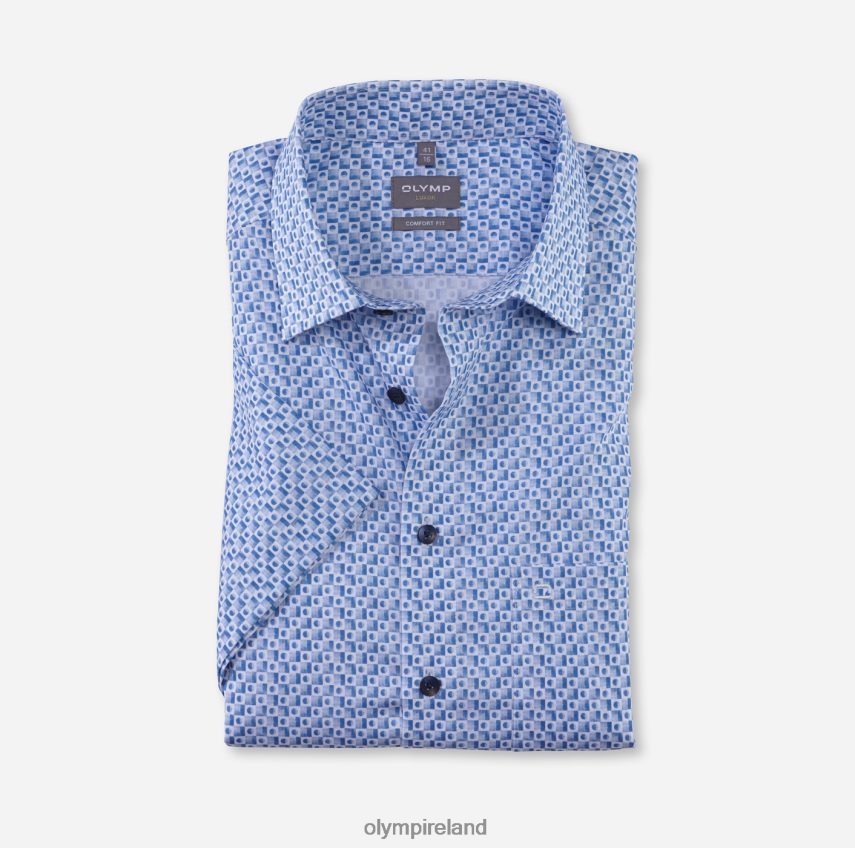 Clothing OLYMP Luxor Comfort Fit, Business Shirt, New Kent, Bleu 24L8461538