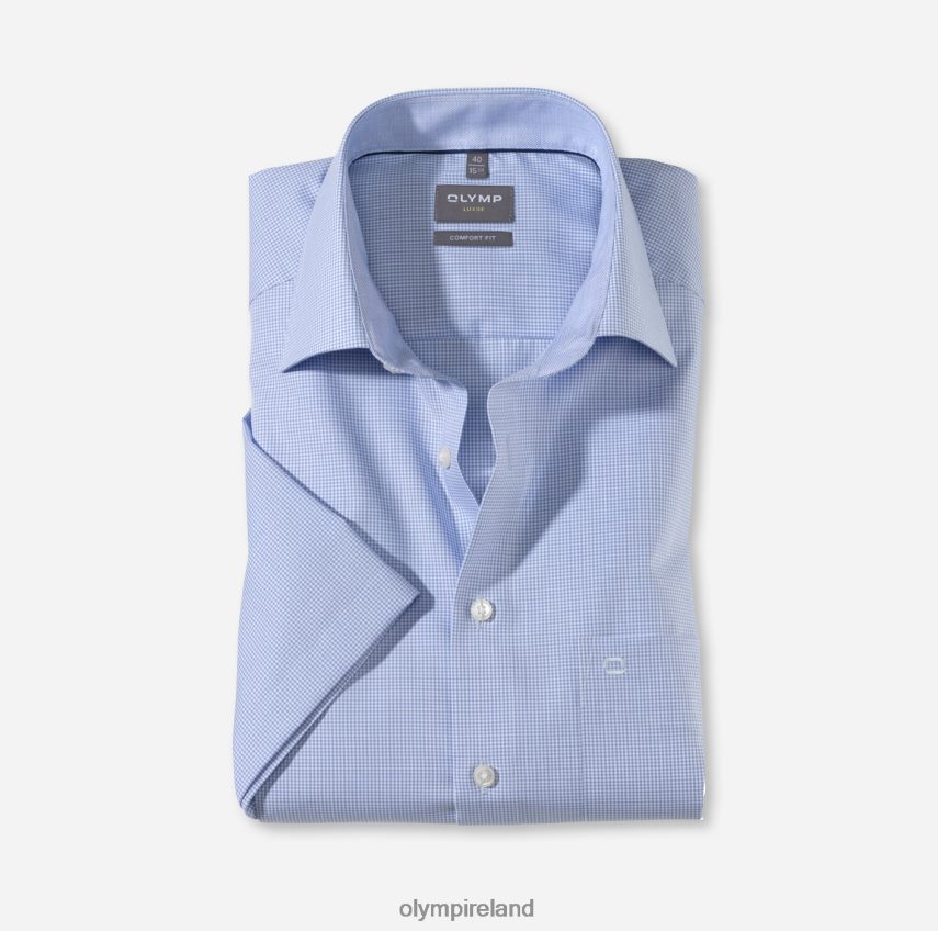Clothing OLYMP Luxor Comfort Fit, Business Shirt, New Kent, Bleu 24L8461562