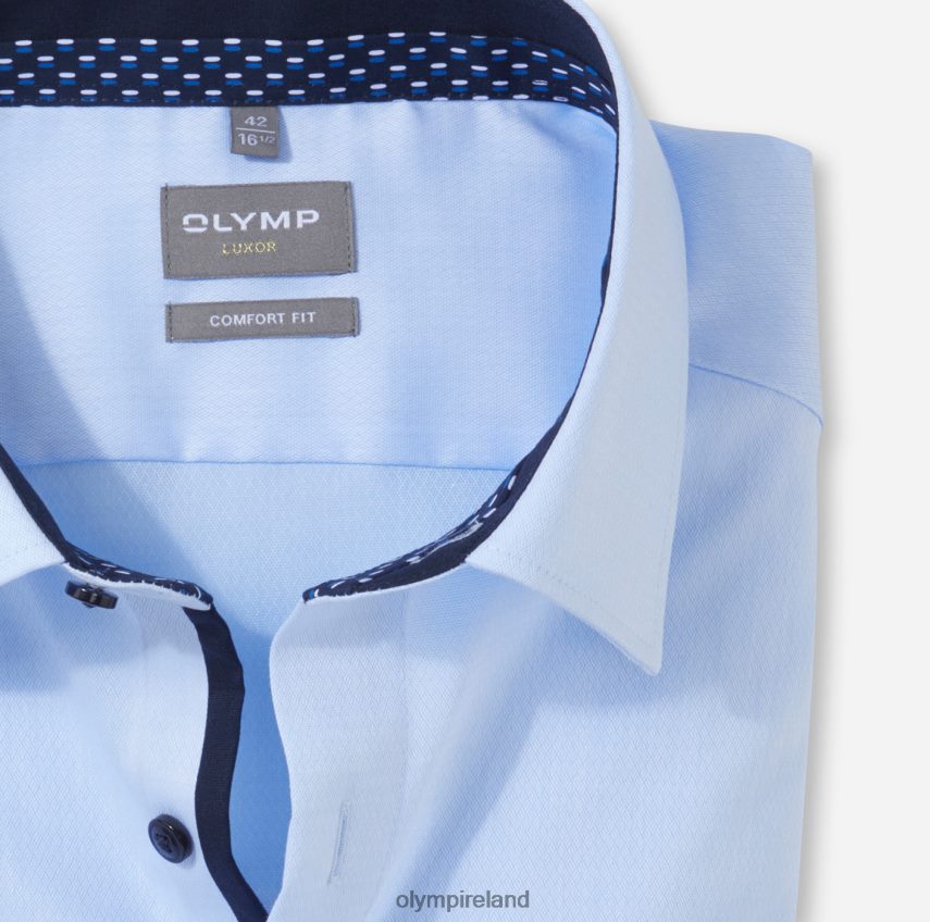 Clothing OLYMP Luxor Comfort Fit, Business Shirt, New Kent, Bleu 24L8461574