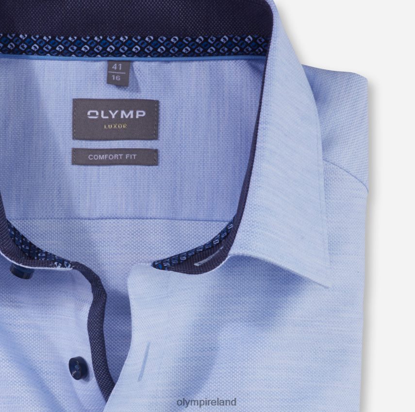Clothing OLYMP Luxor Comfort Fit, Business Shirt, New Kent, Bleu 24L8461613