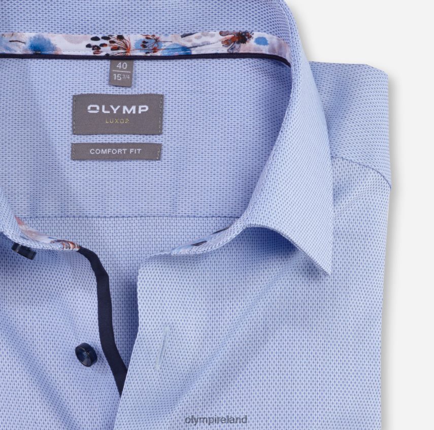 Clothing OLYMP Luxor Comfort Fit, Business Shirt, New Kent, Bleu 24L8461618