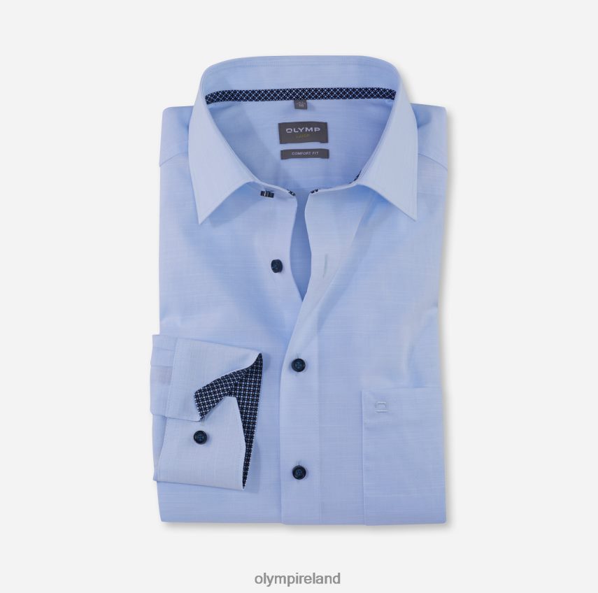 Clothing OLYMP Luxor Comfort Fit, Business Shirt, New Kent, Bleu 24L8461623