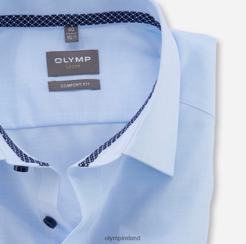 Clothing OLYMP Luxor Comfort Fit, Business Shirt, New Kent, Bleu 24L8461626