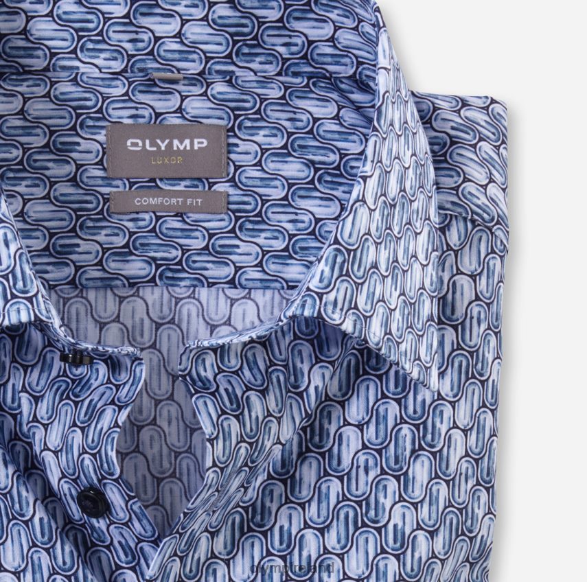Clothing OLYMP Luxor Comfort Fit, Business Shirt, New Kent, Bleu 24L8461656