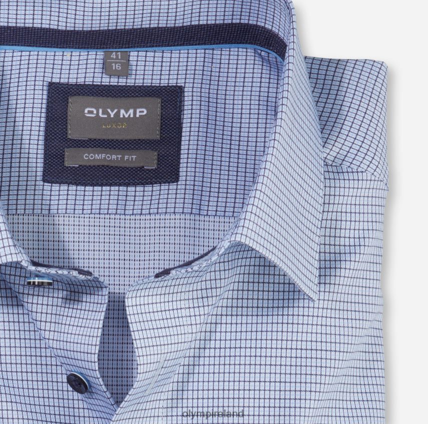 Clothing OLYMP Luxor Comfort Fit, Business Shirt, New Kent, Bleu 24L8461658