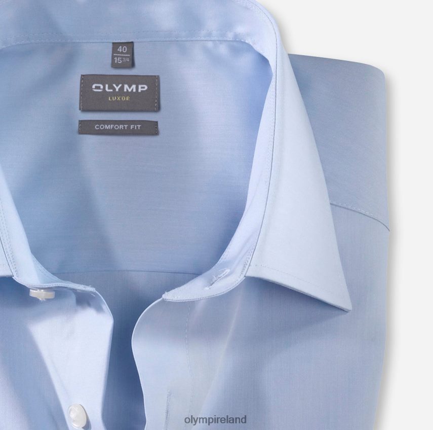 Clothing OLYMP Luxor Comfort Fit, Business Shirt, New Kent, Bleu 24L8461688