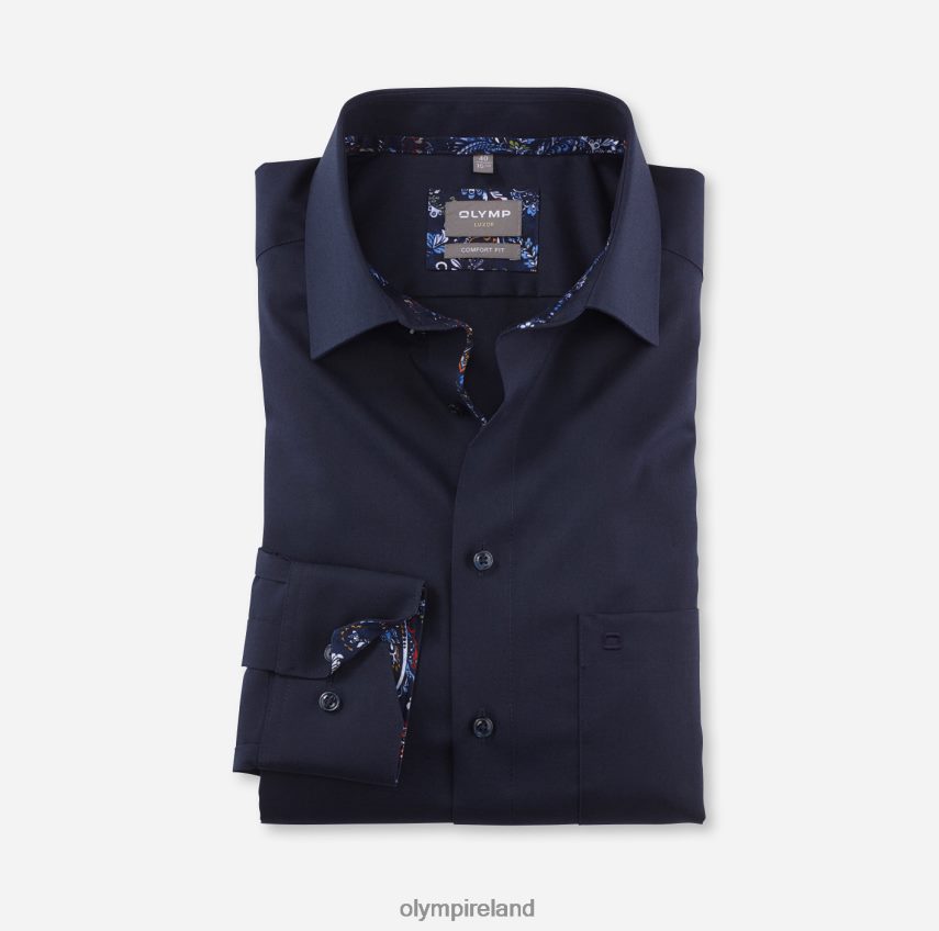 Clothing OLYMP Luxor Comfort Fit, Business Shirt, New Kent, Cobalt 24L8461578