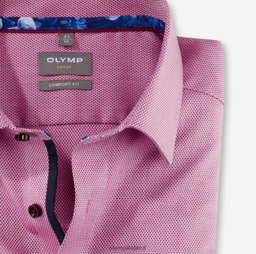 Clothing OLYMP Luxor Comfort Fit, Business Shirt, New Kent, Fuchsia 24L8461495