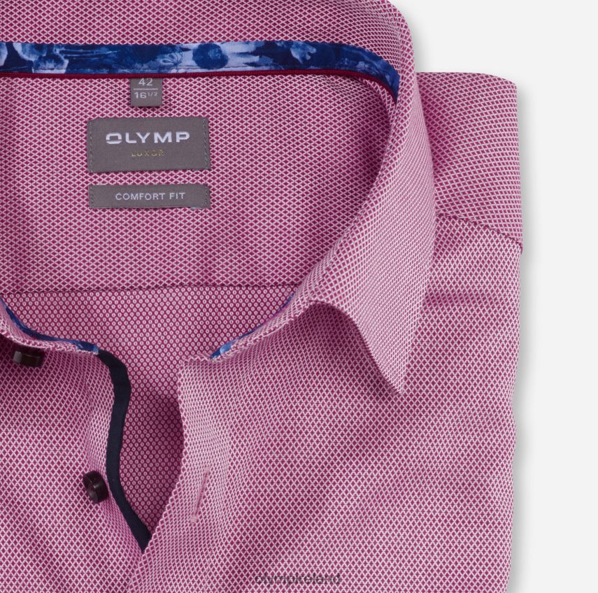 Clothing OLYMP Luxor Comfort Fit, Business Shirt, New Kent, Fuchsia 24L8461655