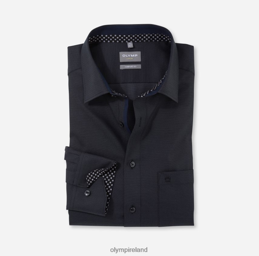 Clothing OLYMP Luxor Comfort Fit, Business Shirt, New Kent, Graphite 24L8461598