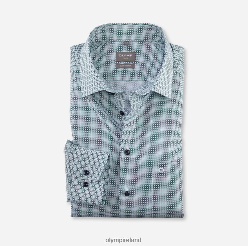 Clothing OLYMP Luxor Comfort Fit, Business Shirt, New Kent, Light Green 24L8461573