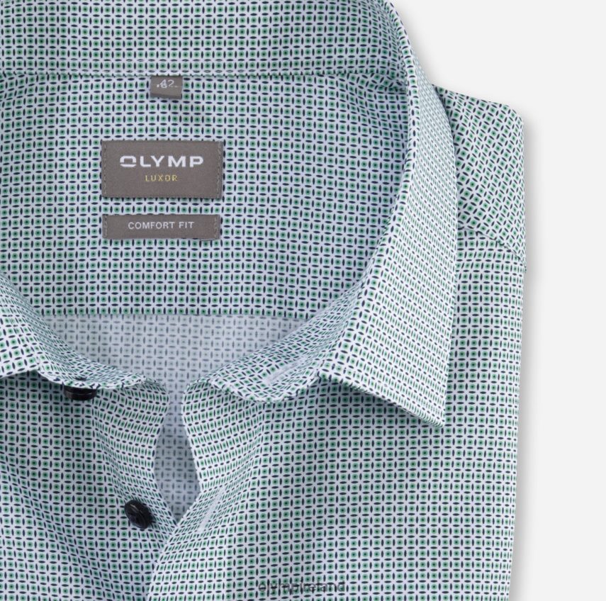 Clothing OLYMP Luxor Comfort Fit, Business Shirt, New Kent, Light Green 24L8461573