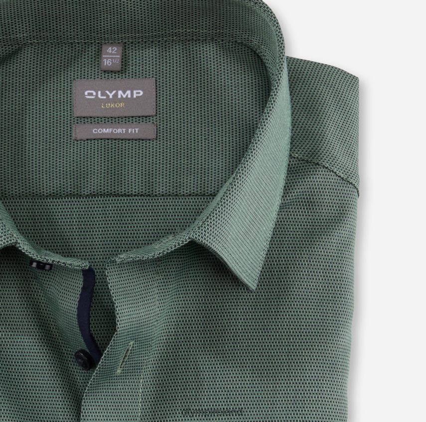 Clothing OLYMP Luxor Comfort Fit, Business Shirt, New Kent, Light Green 24L8461587