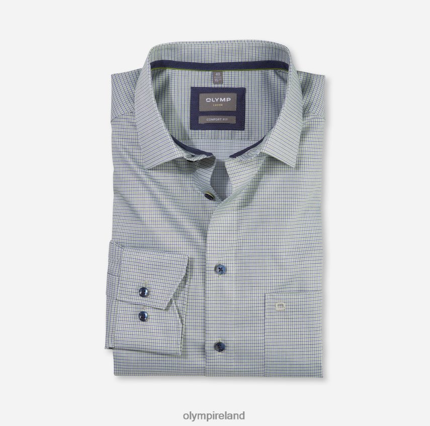 Clothing OLYMP Luxor Comfort Fit, Business Shirt, New Kent, Lime 24L8461534