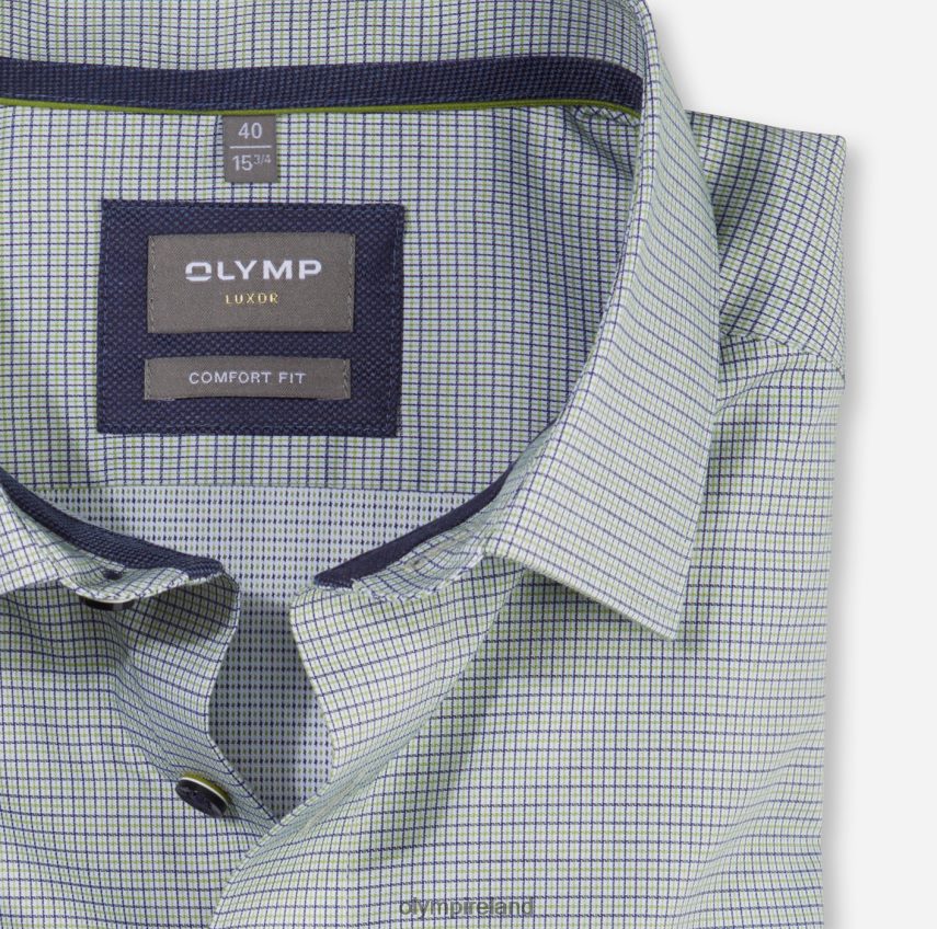 Clothing OLYMP Luxor Comfort Fit, Business Shirt, New Kent, Lime 24L8461534