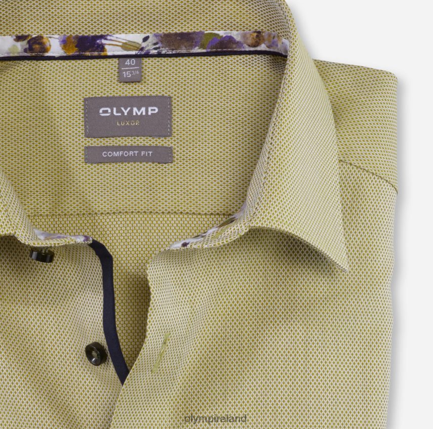 Clothing OLYMP Luxor Comfort Fit, Business Shirt, New Kent, Lime 24L8461556