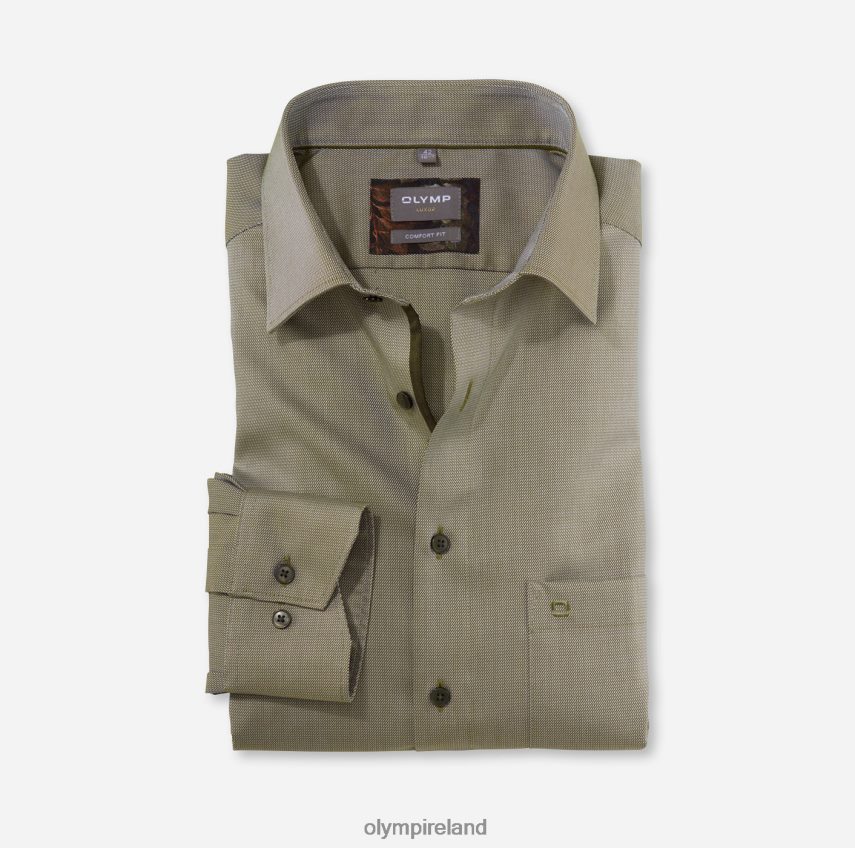 Clothing OLYMP Luxor Comfort Fit, Business Shirt, New Kent, Lime Green 24L8461661