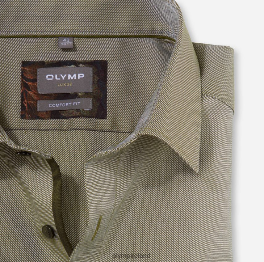 Clothing OLYMP Luxor Comfort Fit, Business Shirt, New Kent, Lime Green 24L8461661