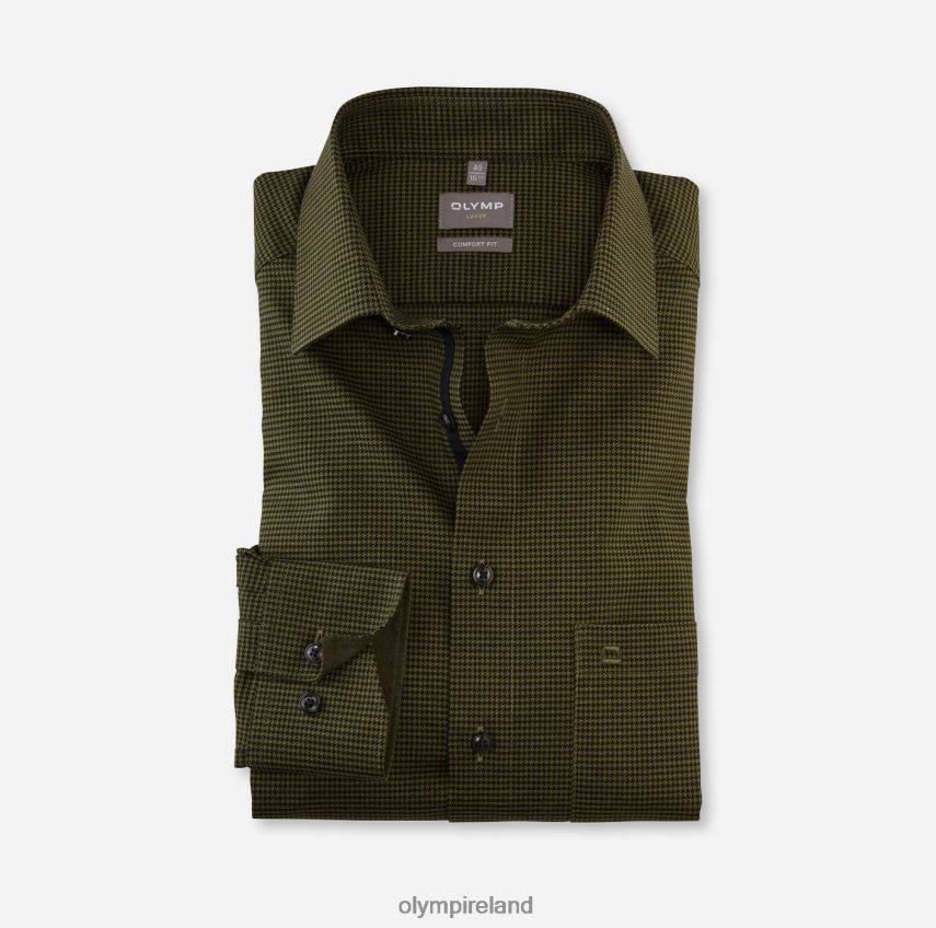 Clothing OLYMP Luxor Comfort Fit, Business Shirt, New Kent, Lime Green 24L8461671