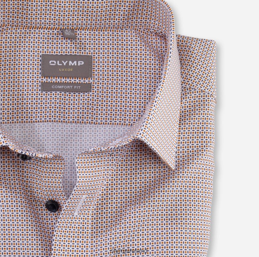 Clothing OLYMP Luxor Comfort Fit, Business Shirt, New Kent, Mandarin 24L8461487