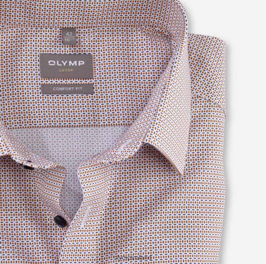 Clothing OLYMP Luxor Comfort Fit, Business Shirt, New Kent, Mandarin 24L8461536