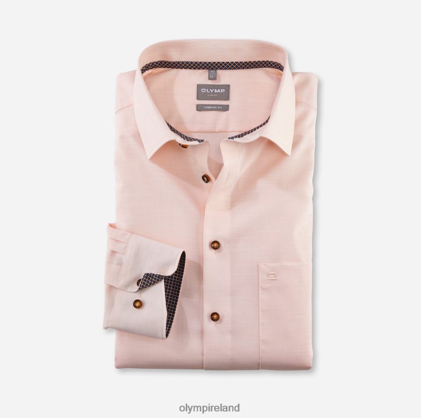 Clothing OLYMP Luxor Comfort Fit, Business Shirt, New Kent, Mandarin 24L8461611