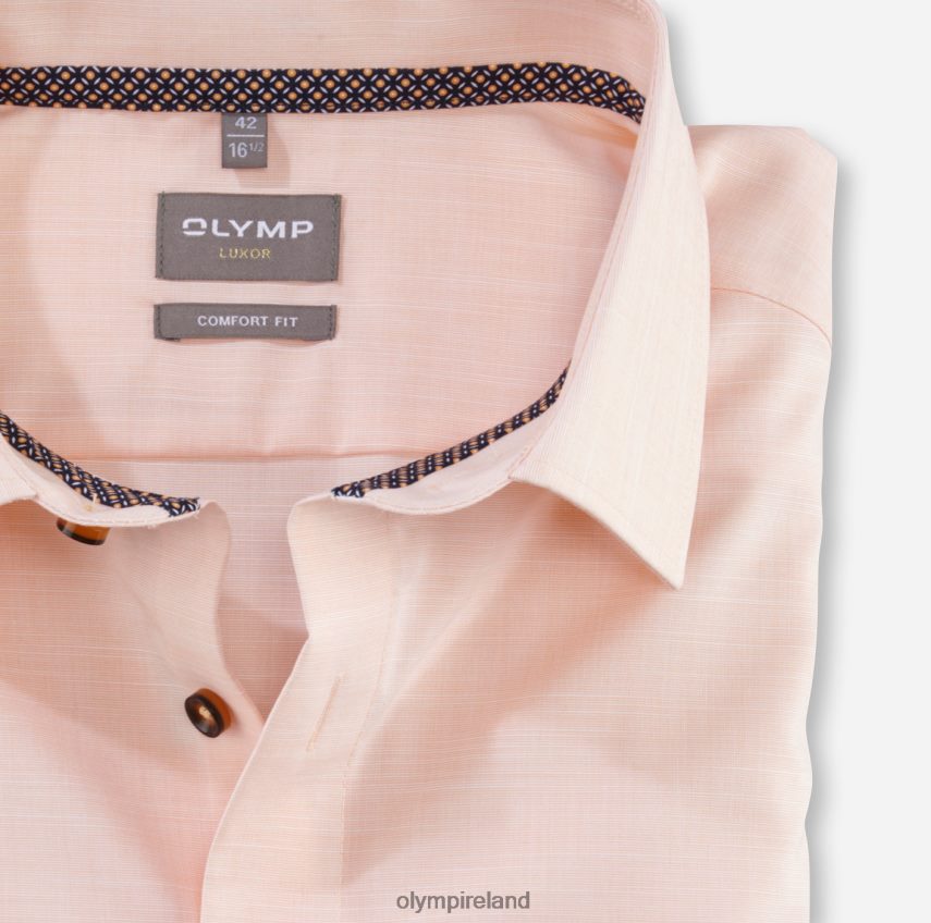 Clothing OLYMP Luxor Comfort Fit, Business Shirt, New Kent, Mandarin 24L8461611