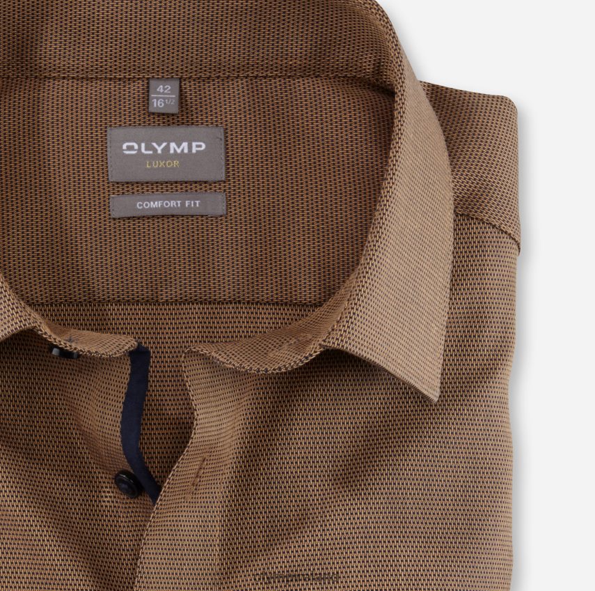 Clothing OLYMP Luxor Comfort Fit, Business Shirt, New Kent, Mandarin 24L8461616