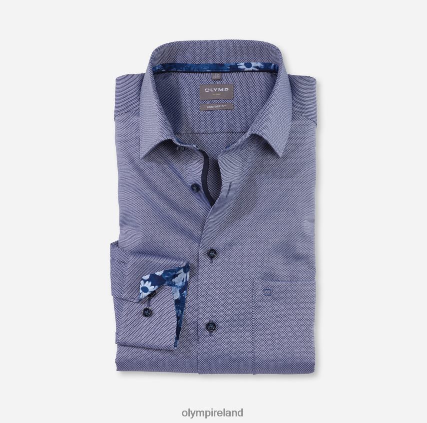 Clothing OLYMP Luxor Comfort Fit, Business Shirt, New Kent, Marine 24L8461476