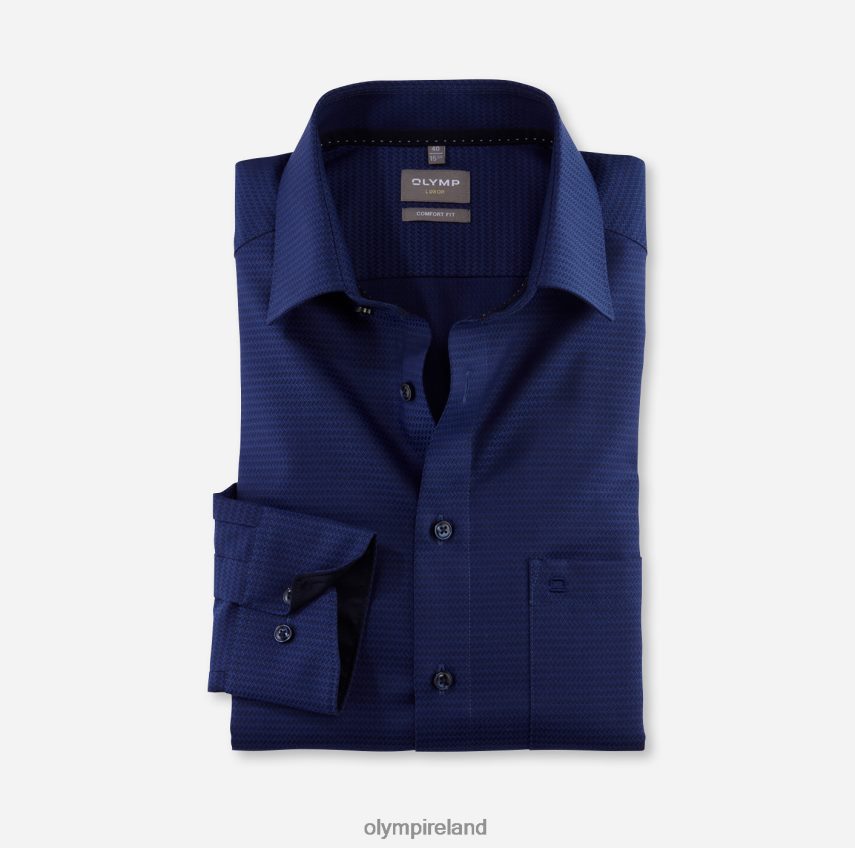 Clothing OLYMP Luxor Comfort Fit, Business Shirt, New Kent, Marine 24L8461485