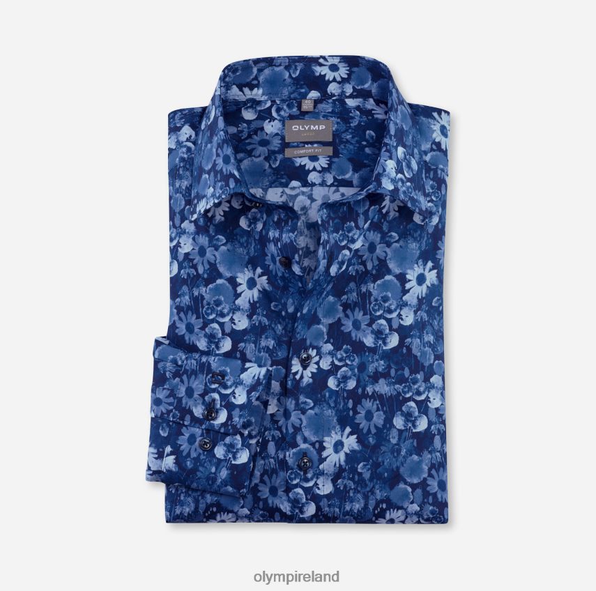 Clothing OLYMP Luxor Comfort Fit, Business Shirt, New Kent, Marine 24L8461492