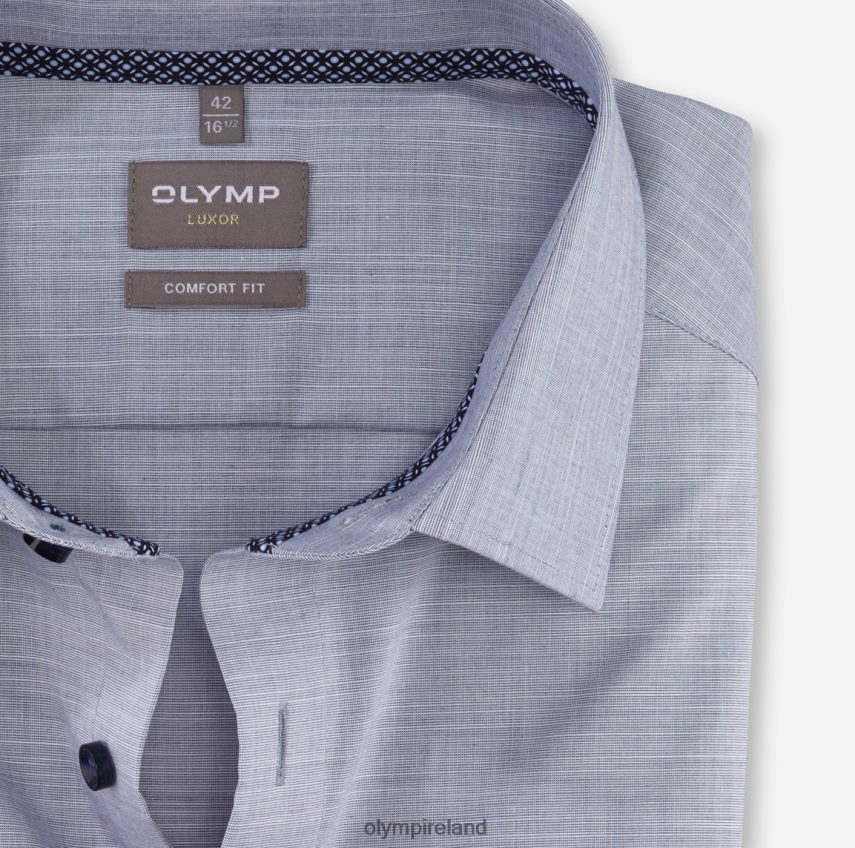 Clothing OLYMP Luxor Comfort Fit, Business Shirt, New Kent, Marine 24L8461551