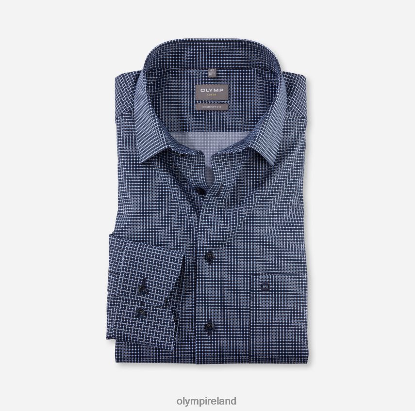 Clothing OLYMP Luxor Comfort Fit, Business Shirt, New Kent, Marine 24L8461583
