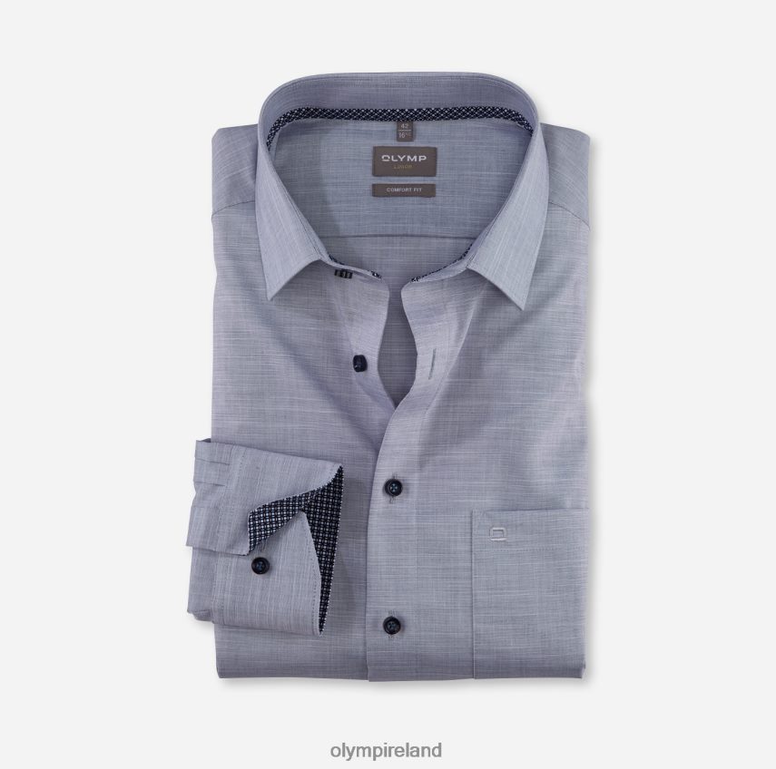 Clothing OLYMP Luxor Comfort Fit, Business Shirt, New Kent, Marine 24L8461632
