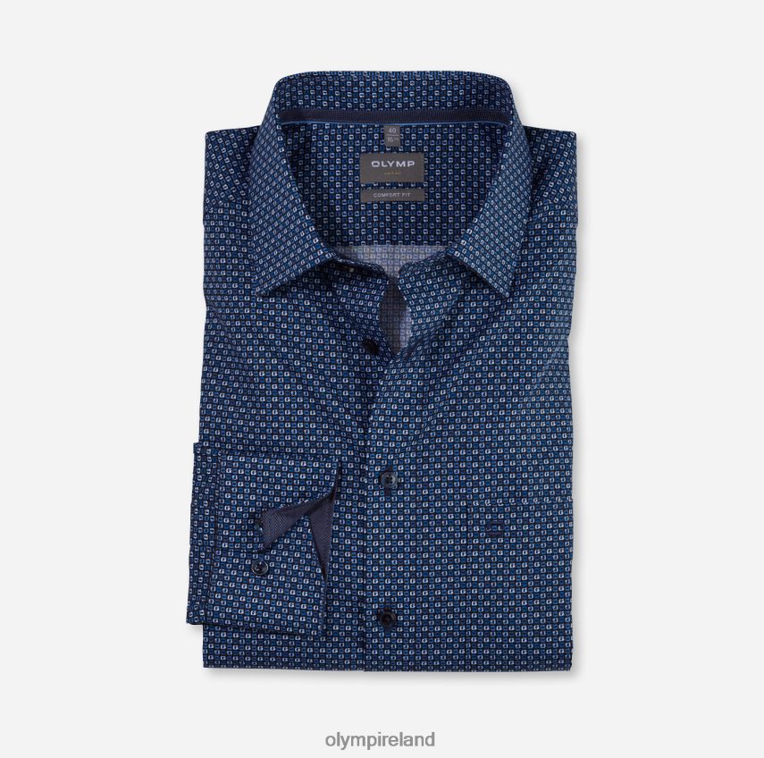Clothing OLYMP Luxor Comfort Fit, Business Shirt, New Kent, Marine 24L8461641