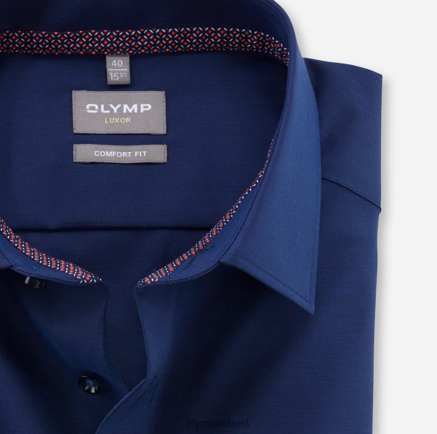 Clothing OLYMP Luxor Comfort Fit, Business Shirt, New Kent, Midnight Blue 24L8461609